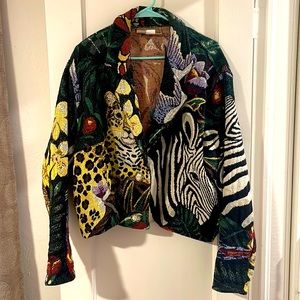 Vintage cheetah jacket